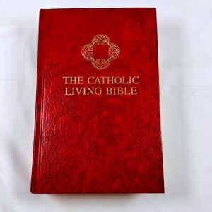 Catholic Living Bible Red Letter for Reenactments September 1988 Vintage Unused